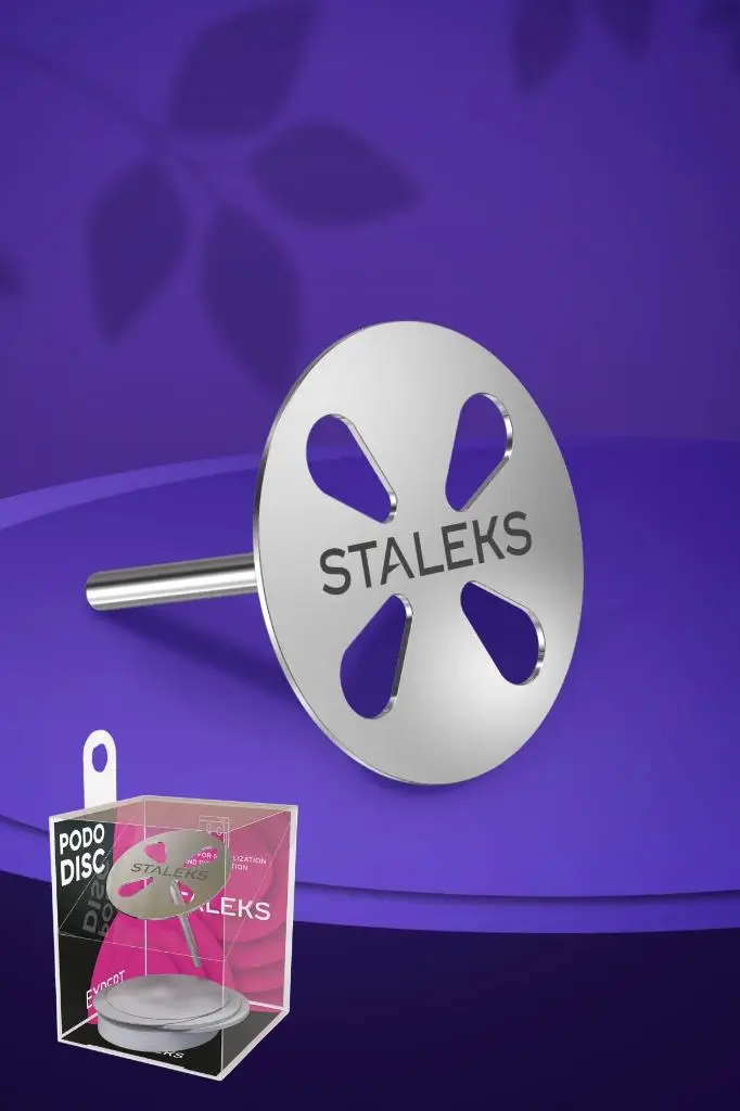 STALEKS Expert L Değiştirilebilir Yedek Zımparalı Pedikür Diski Pododisc 180 Grit 25 mm (5 adet) PDset-25
