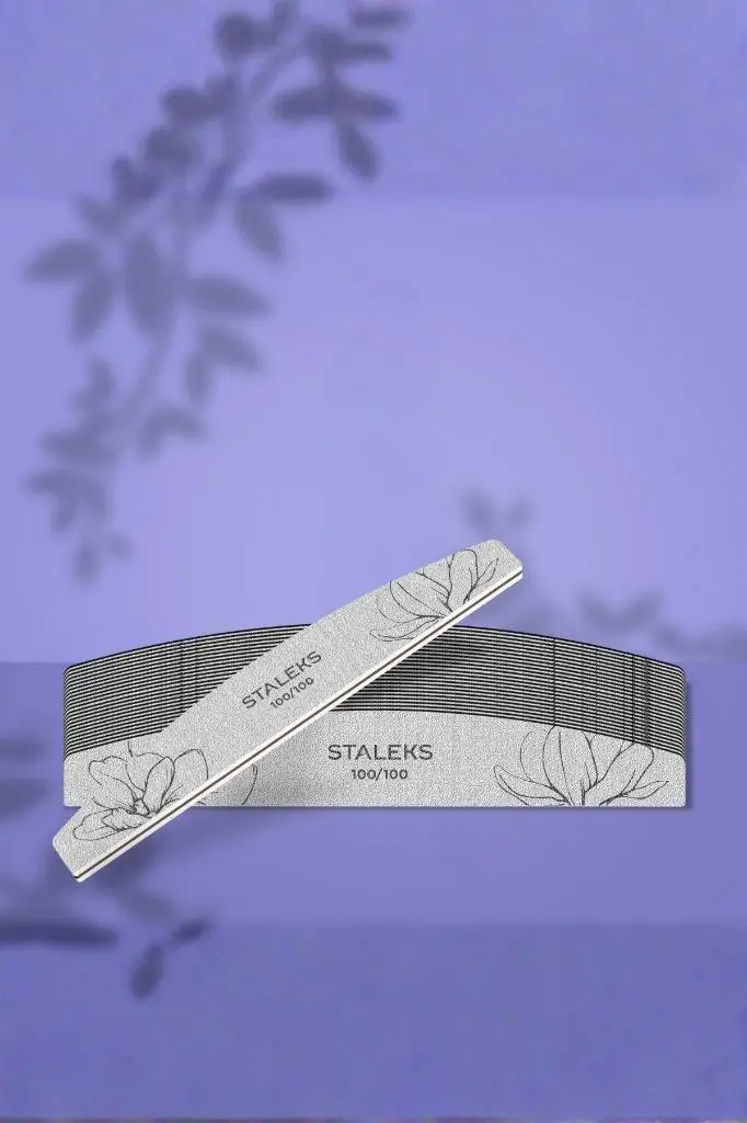 STALEKS Yarım Ay Kağıt Tırnak Törpüsü Expert 40 100/100 Grit (25 Adet) NFE-40-100/100-25