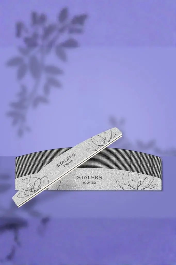 STALEKS Yarım Ay Kağıt Tırnak Törpüsü Expert 40 100/180 Grit (25 Adet) NFE-40-100/180-25