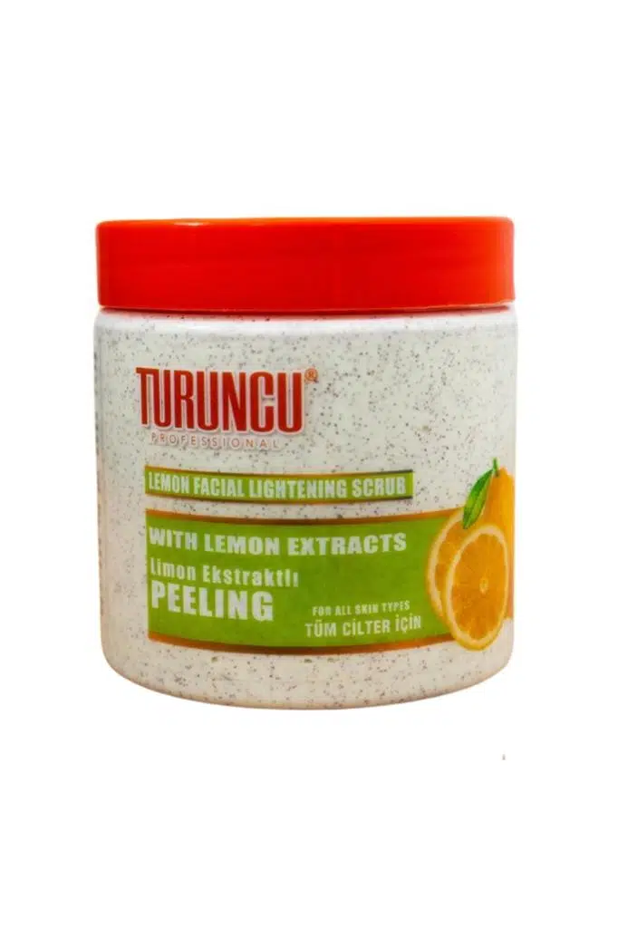 Turuncu Scrub Yüz Temizleme Peeling 500 Ml Limon Ekstratlı
